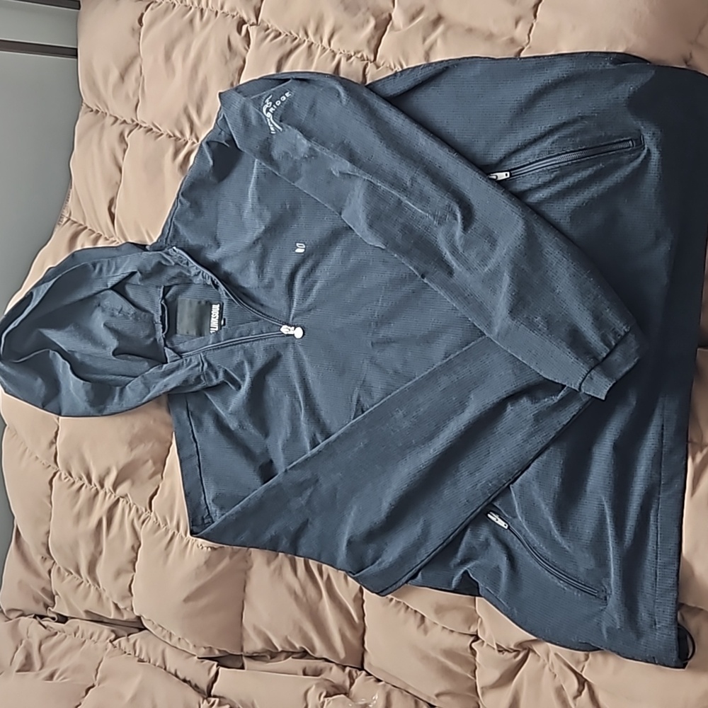 Linksoul mens xl half zip pullover with hood